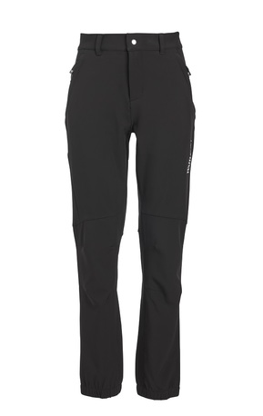 WAHLSTEN EMIXE WOMENS SOFTSHELL TROUSERS, BLACK